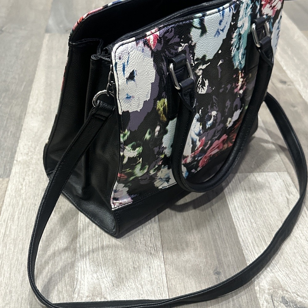 Nine West Women's Handbag Crossbody Shoulder Strap Floral Purse Bag (10x12 inch) - Picture 5 of 16